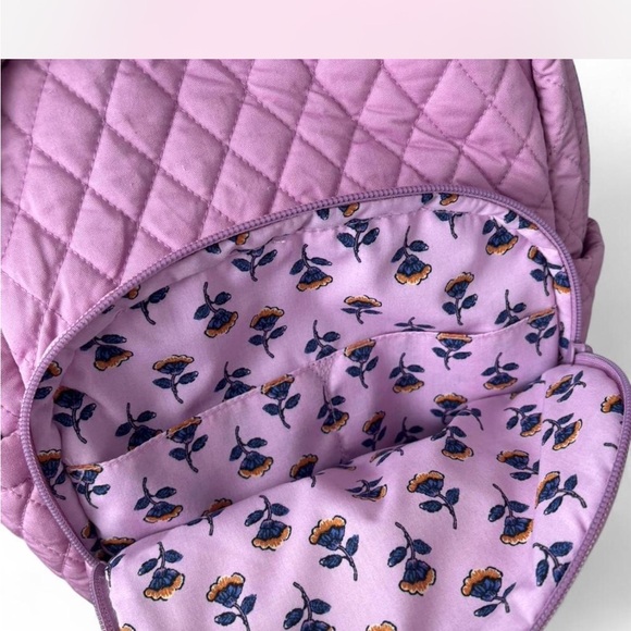 Vera Bradley small Quilted “Smokey grape “ backpack - Picture 3 of 4